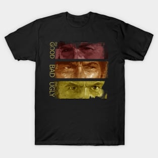 the good the bad and the ugly retro T-Shirt